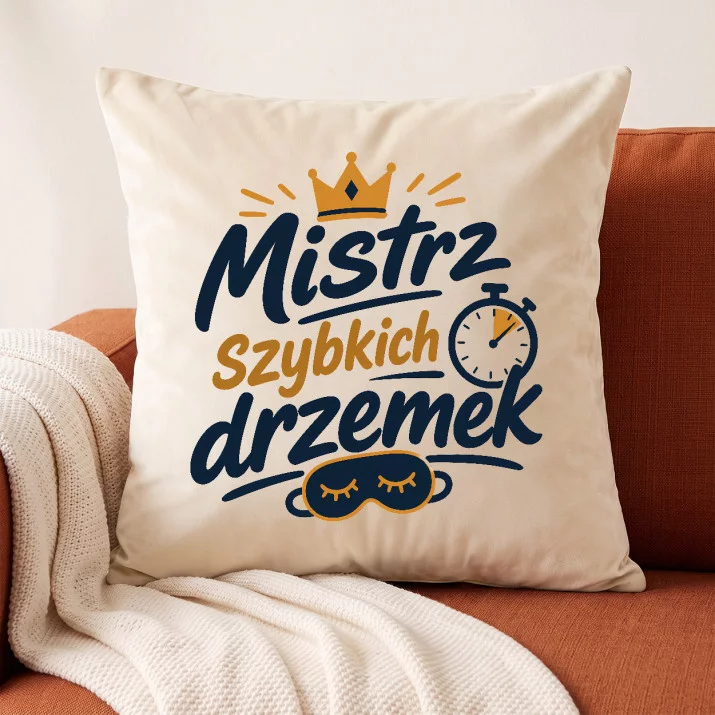 Poduszka Dekoracyjna Na Święta Prezent Dla Mężczyzny: Mistrz Kanapy