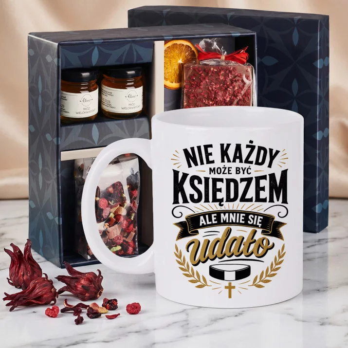 Zestaw Prezenowy Z Kubkiem Dla Księdza: Nie Każdy Może Być Księdzem Zestaw Prezenowy Z Kubkiem Dla Księdza: Nie Każdy Może Być Księdzem