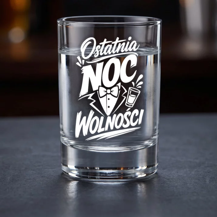 Kieliszki Do Wódki Na Wieczór Kawalerski Prezent Dla Mężczyzny: Noc Wolności Kieliszki Do Wódki Na Wieczór Kawalerski Prezent Dla Mężczyzny: Noc Wolności