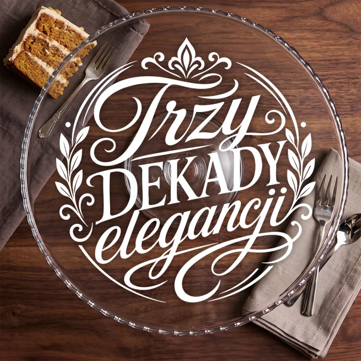 Patera Na Ciasto Dla 30 Latki Prezent Na 30 Urodziny Dla Kobiety: Elegancja Trzydziestki