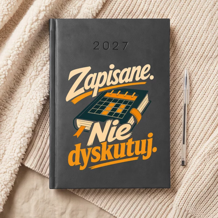 Kalendarz Książkowy A5 2027 Na Imieniny Prezent Dla Mężczyzny: Elegancki Porządek Kalendarz Książkowy A5 2027 Na Imieniny Prezent Dla Mężczyzny: Elegancki Porządek
