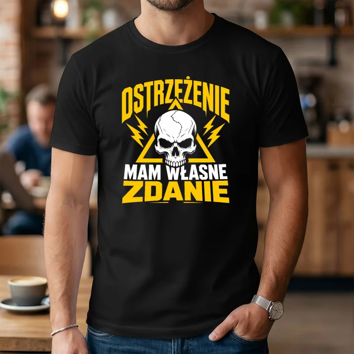 Koszulka Męska Dla Mężczyzny Prezent Dla Mężczyzny: Mam Własne Zdanie