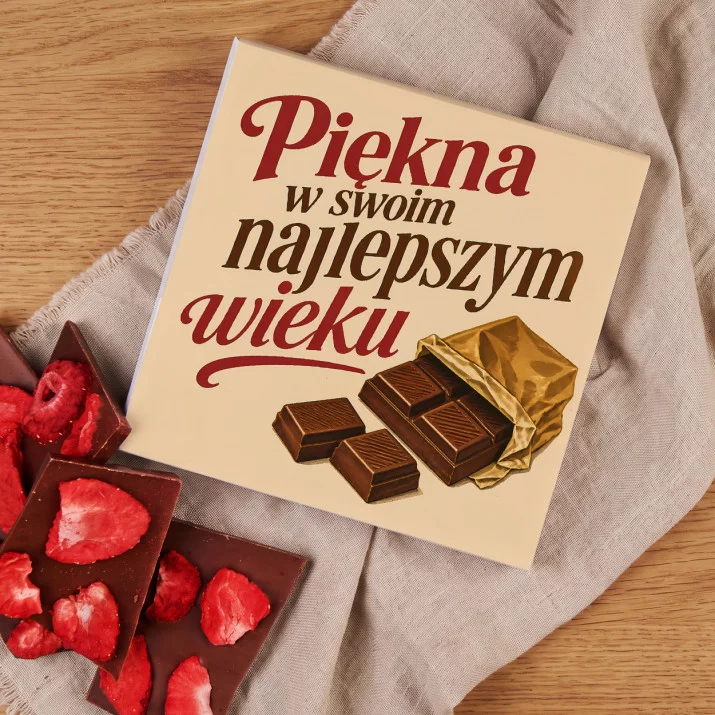Czekolada Z Truskawkami Na 35 Urodziny Prezent Dla 35 Latka Kobiety: Elegancja Retro