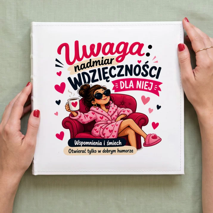 Album Na Zdjęcia Tradycyjny Na Podziękowanie Prezent Dla Kobiety: Zabawna Wdzięczność Album Na Zdjęcia Tradycyjny Na Podziękowanie Prezent Dla Kobiety: Zabawna Wdzięczność