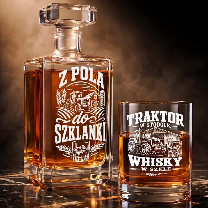 Zestaw Do Whisky Dla Rolnika Prezent Dla Mężczyzny: Z Pola Do Szklanki Zestaw Do Whisky Dla Rolnika Prezent Dla Mężczyzny: Z Pola Do Szklanki