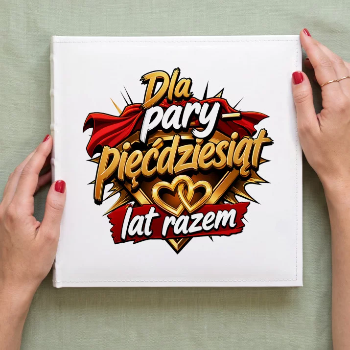 Album Na Zdjęcia Tradycyjny Na 50 Rocznicę Ślubu Prezent Dla Pary: Złota Rocznica Miłości Album Na Zdjęcia Tradycyjny Na 50 Rocznicę Ślubu Prezent Dla Pary: Złota Rocznica Miłości