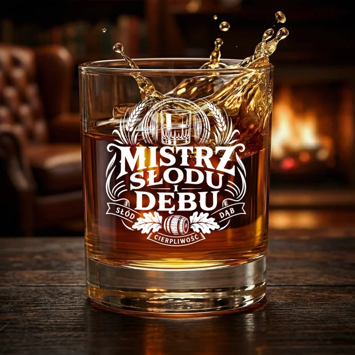 Szklanka Do Whisky Dla Konesera Whisky Prezent Dla Mężczyzny: Mistrz Słodu I Dębu