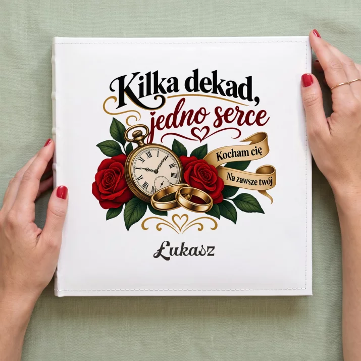 Album Na Zdjęcia Tradycyjny Na 35 Rocznice Ślubu Prezent Na Walentynki Dla Mężczyzny: Kilka Dekad, Jedno Serce Album Na Zdjęcia Tradycyjny Na 35 Rocznice Ślubu Prezent Na Walentynki Dla Mężczyzny: Kilka Dekad, Jedno Serce