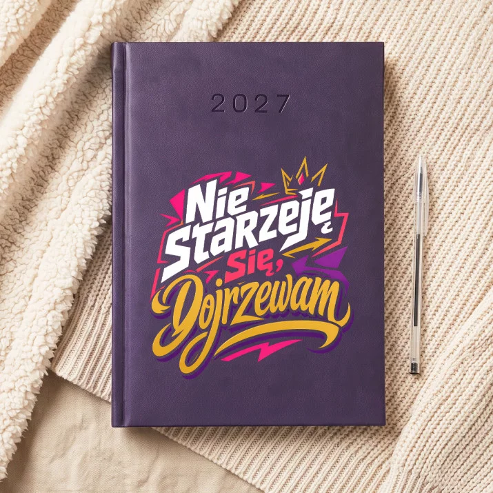 Kalendarz Książkowy A5 2027 Na 60 Urodziny Prezent Dla 60 Latki Kobiety: Humor I Klasa