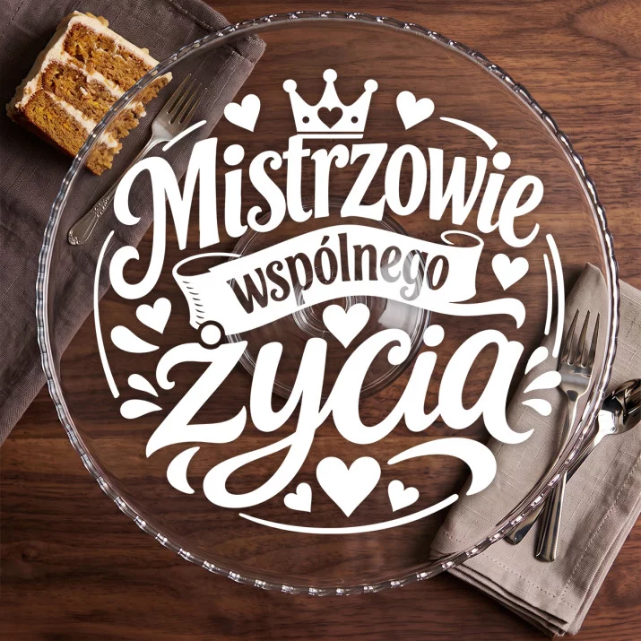 Patera Na Ciasto Na 60 Rocznicę Ślubu Prezent Na Walentynki Dla Pary: Mistrzowski Duet