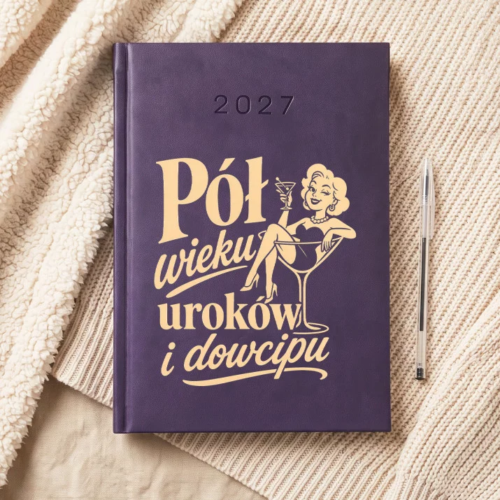 Kalendarz Książkowy A5 2027 Na 50 Urodziny Prezent Dla 50 Latki Kobiety: Retro Urok I Dowcip Kalendarz Książkowy A5 2027 Na 50 Urodziny Prezent Dla 50 Latki Kobiety: Retro Urok I Dowcip