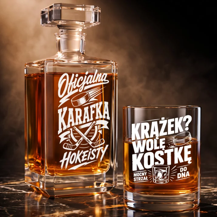 Zestaw Do Whisky Dla Hokeisty Prezent Dla Mężczyzny: Hokejowe Toasty Zestaw Do Whisky Dla Hokeisty Prezent Dla Mężczyzny: Hokejowe Toasty