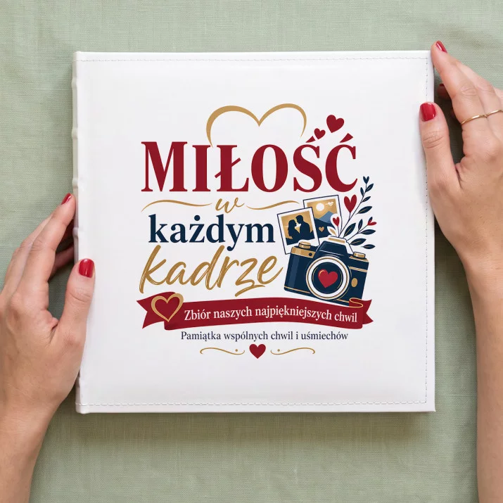 Album Na Zdjęcia Tradycyjny Na Rocznicę Ślubu Prezent Na Walentynki Dla Pary: Kronika Miłości