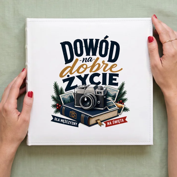 Album Na Zdjęcia Tradycyjny Na Święta Bożego Narodzenia Prezent Dla Mężczyzny: Męskie Archiwum Wspomnień