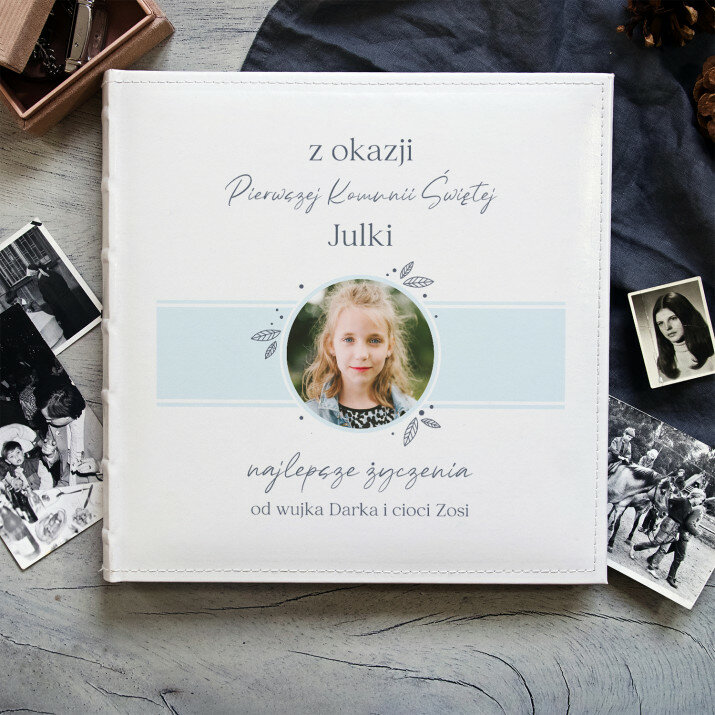 Z okazji pierwszej komunii świętej - Personalizowany Album na zdjęcia
