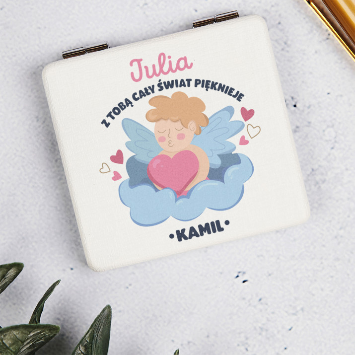 Z tobą świat pięknieje - Lusterko kieszonkowe