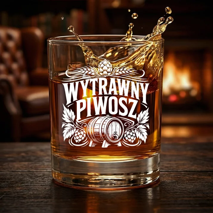 Szklanka Do Whisky Dla Piwosza Prezent Dla Mężczyzny: Wytrawny Piwosz Szklanka Do Whisky Dla Piwosza Prezent Dla Mężczyzny: Wytrawny Piwosz