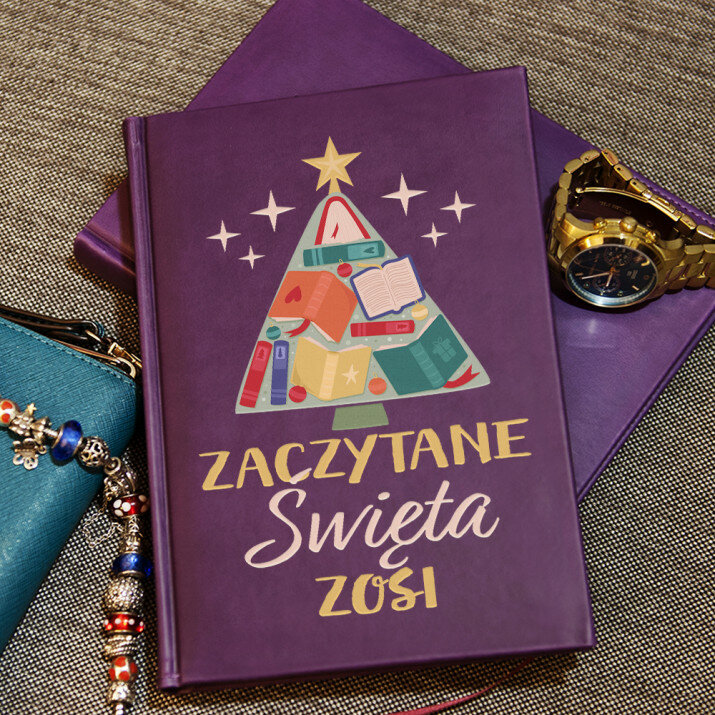 Zaczytane święta - notatnik A5 z nadrukiem