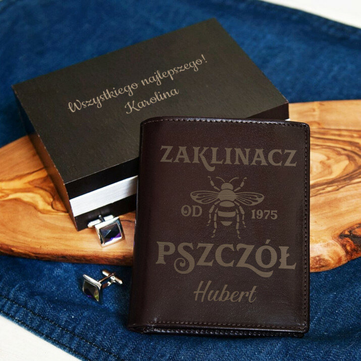 Zaklinacz pszczół - Portfel skórzany