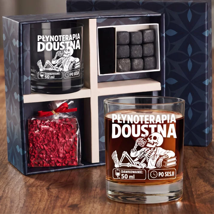 Zestaw Prezentowy Whisky Dla Studenta Medycyny Dla Mężczyzny: Płynoterapia Doustna