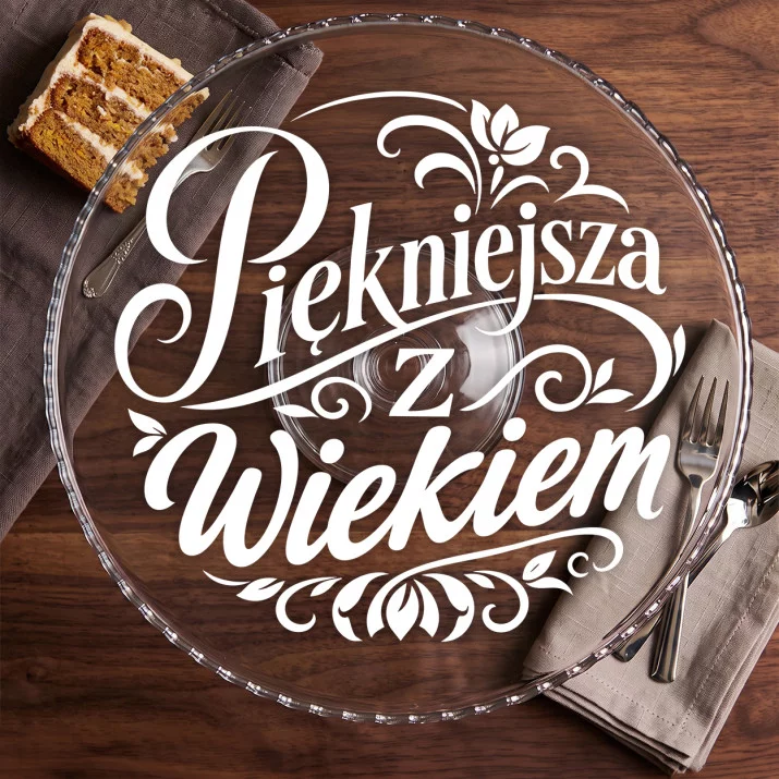 Patera Na Ciasto Na 60 Urodziny Prezent Dla Kobiety: Dojrzała Elegancja Patera Na Ciasto Na 60 Urodziny Prezent Dla Kobiety: Dojrzała Elegancja