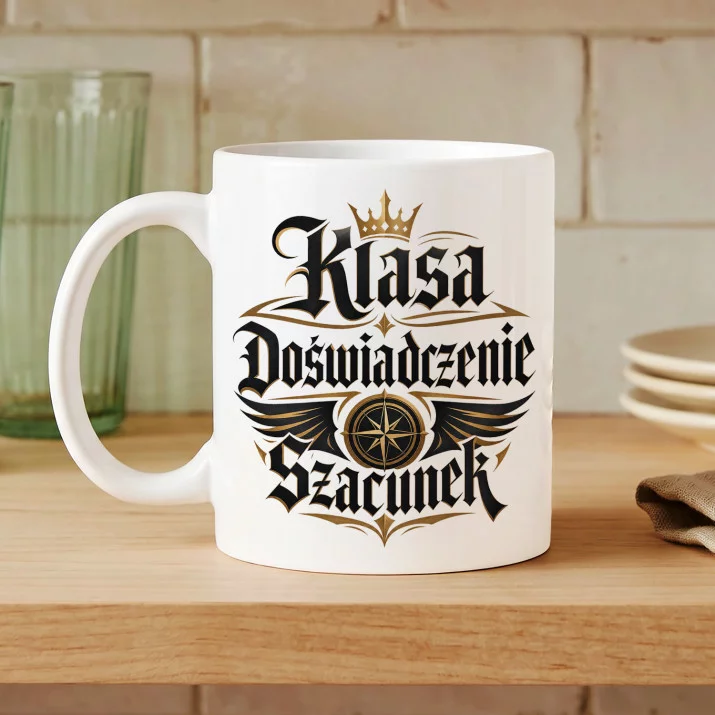 Kubek Z Nadrukiem Dla Starszego Mężczyzny Prezent Dla Mężczyzny: Luksus I Wiedza Kubek Z Nadrukiem Dla Starszego Mężczyzny Prezent Dla Mężczyzny: Luksus I Wiedza