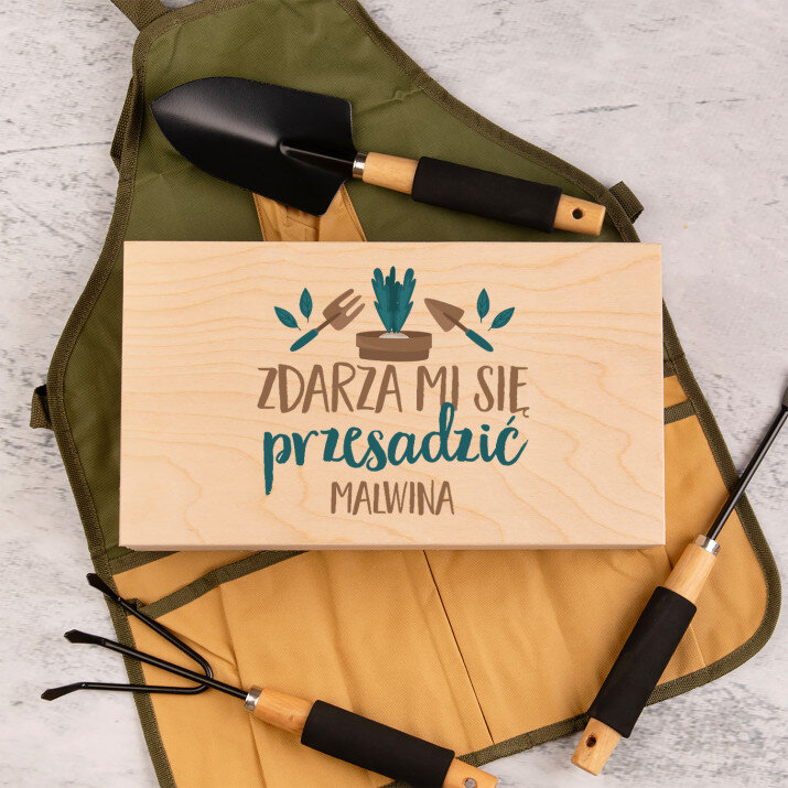 Zdarza mi się przesadzić - Zestaw narzędzi ogrodowych w pudełku