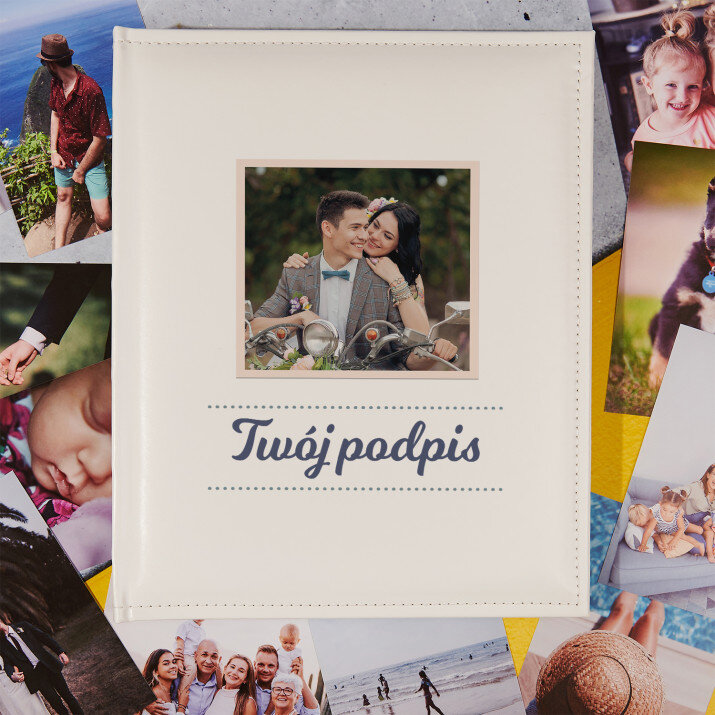Zdjęcie + podpis - Personalizowany Album na zdjęcia