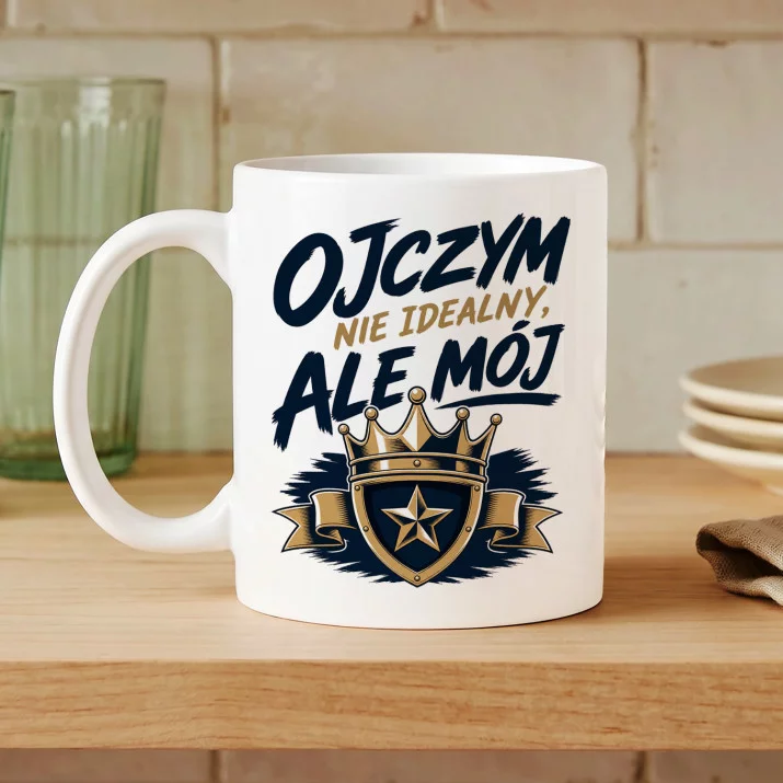 Kubek Z Nadrukiem Dla Ojczyma Prezent Na Dzień Ojca Dla Mężczyzny: Ojczym Ale Mój