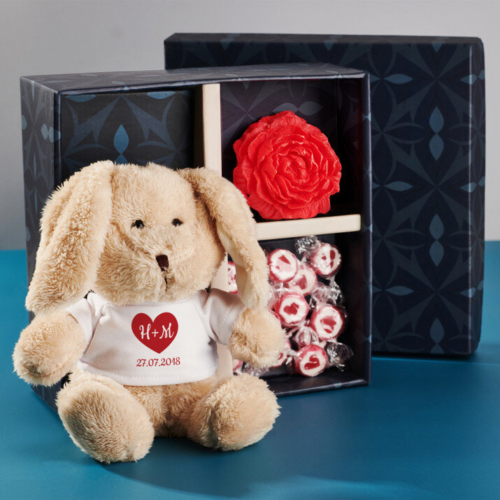 Zestaw prezentowy dla żony z pluszakiem Zestaw prezentowy dla żony z pluszakiem