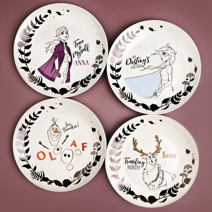 Zestaw talerzy Disney Kraina Lodu 4 szt