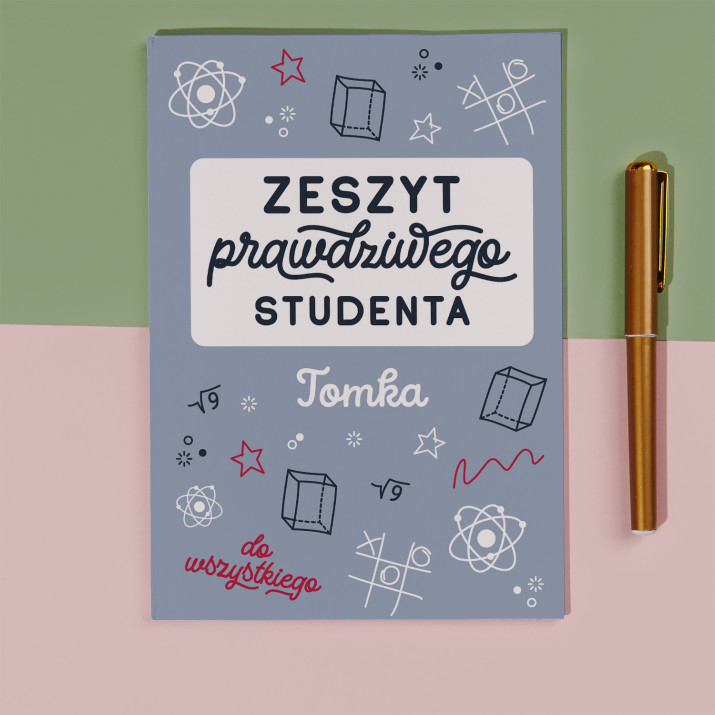 Zeszyt prawdziwego studenta - Zeszyt A5 32 kartkowy