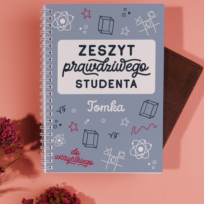 Zeszyt prawdziwego studenta - Zeszyt na spirali A5