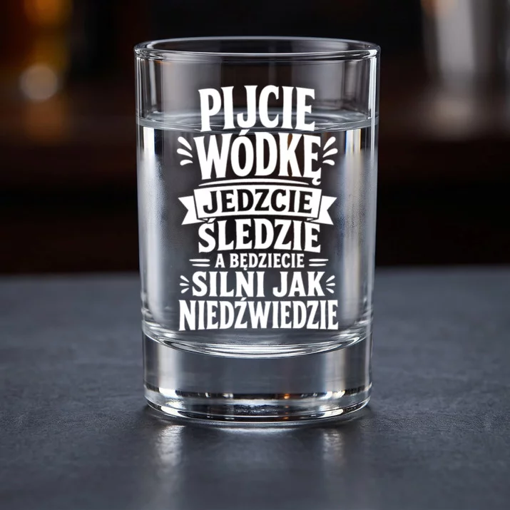 Kieliszki Do Wódki Dla Mężczyzny Prezent Dla Mężczyzny: Biesiadny Niedźwiedź Kieliszki Do Wódki Dla Mężczyzny Prezent Dla Mężczyzny: Biesiadny Niedźwiedź