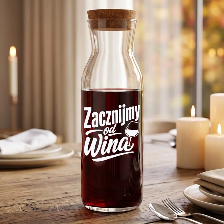 Karafka Do Wina Na Wesele Prezent Dla Pary Młodej Pary: Elegancki Toast Karafka Do Wina Na Wesele Prezent Dla Pary Młodej Pary: Elegancki Toast