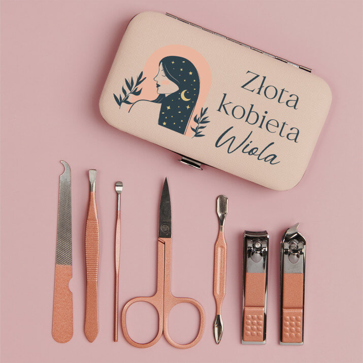 Złota kobieta - Zestaw do manicure