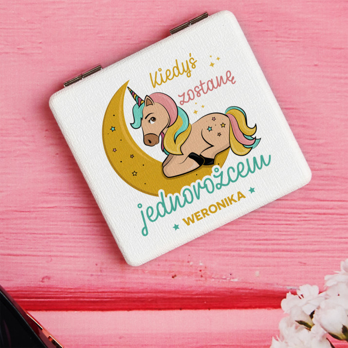 Zostanę jednorożcem - Lusterko kieszonkowe