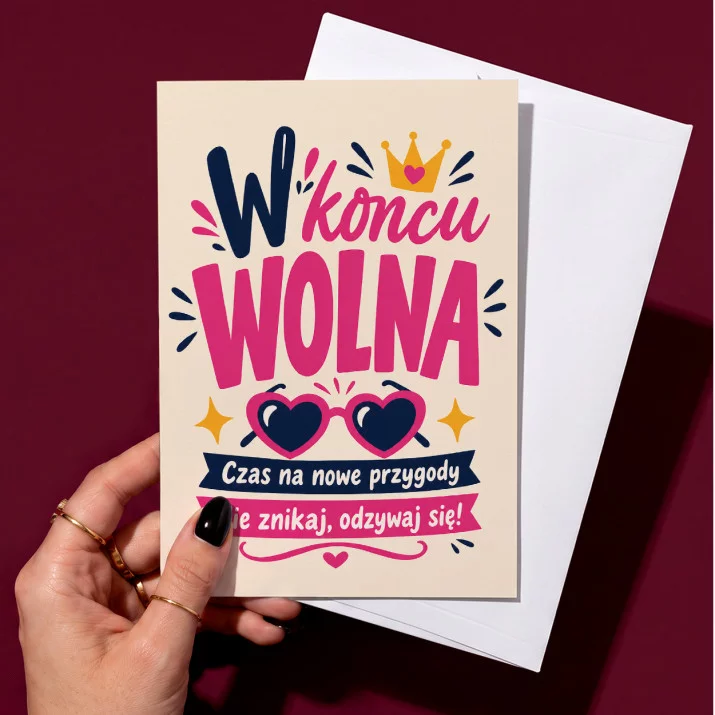 Kartka z Życzeniami Na Zakończenie Pracy Dla Kobiety: Humor Po Godzinach Kartka z Życzeniami Na Zakończenie Pracy Dla Kobiety: Humor Po Godzinach