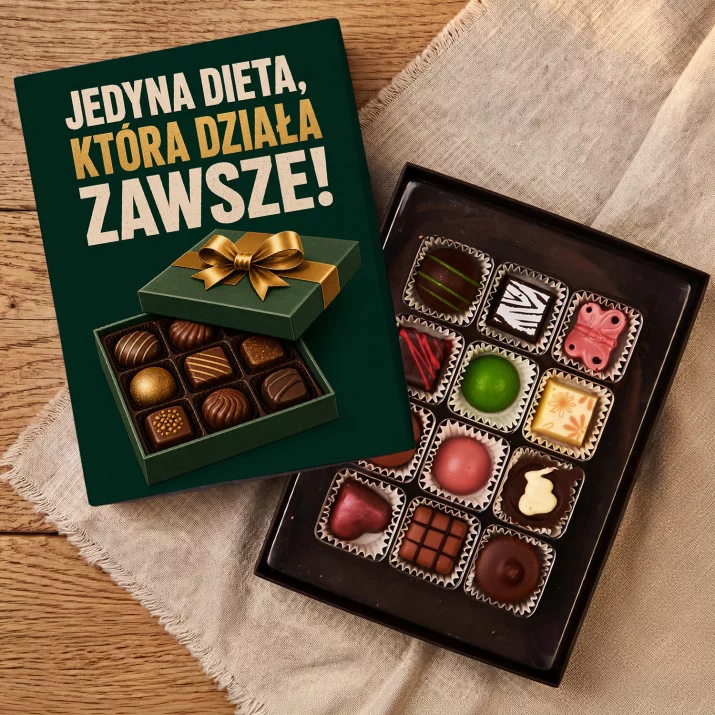 Czekoladki Na Święta Bożego Narodzenia Prezent Dla Mężczyzny: Jedyna Dieta Zawsze Czekoladki Na Święta Bożego Narodzenia Prezent Dla Mężczyzny: Jedyna Dieta Zawsze
