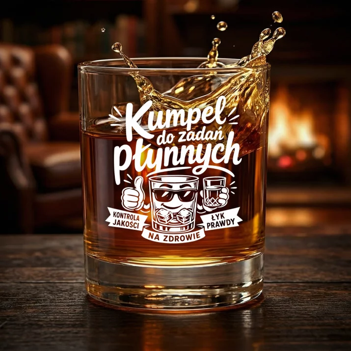 Szklanka Do Whisky Dla Kumpla Prezent Dla Mężczyzny: Kumpel Do Zadań Płynnych Szklanka Do Whisky Dla Kumpla Prezent Dla Mężczyzny: Kumpel Do Zadań Płynnych