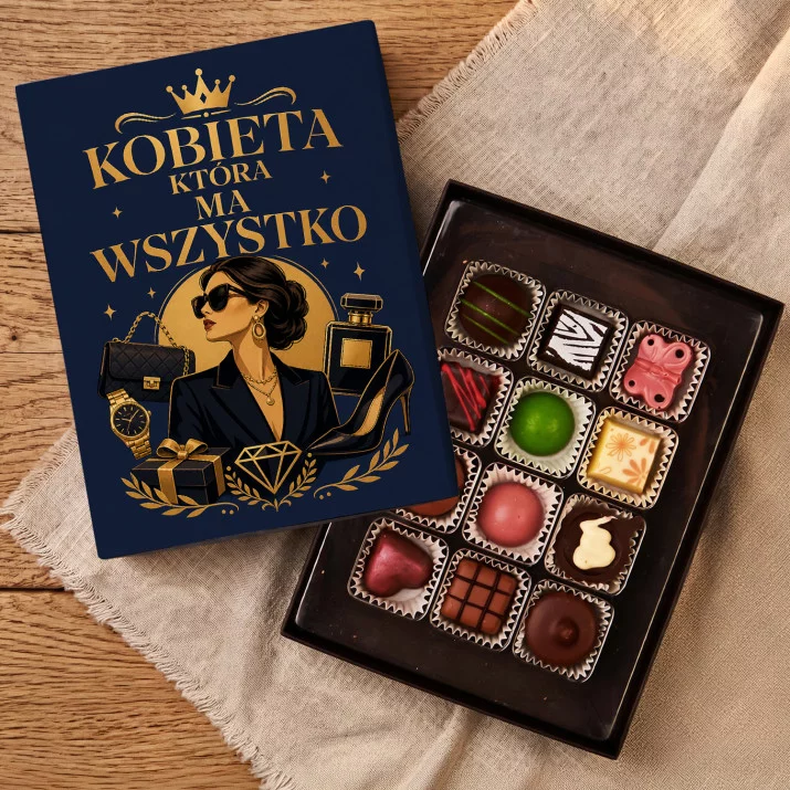 Czekoladki Dla Kobiety Która Ma Wszystko Prezent Dla Kobiety: Kobieta Która Ma Wszystko Czekoladki Dla Kobiety Która Ma Wszystko Prezent Dla Kobiety: Kobieta Która Ma Wszystko
