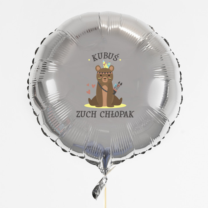 Zuch chłopak - Balon z helem - Koło