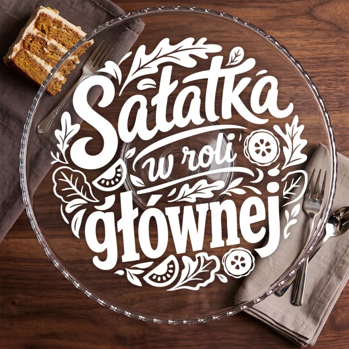 Patera Na Ciasto Dla Wegetarian Prezent Dla Pary: Sałatkowa Elegancja
