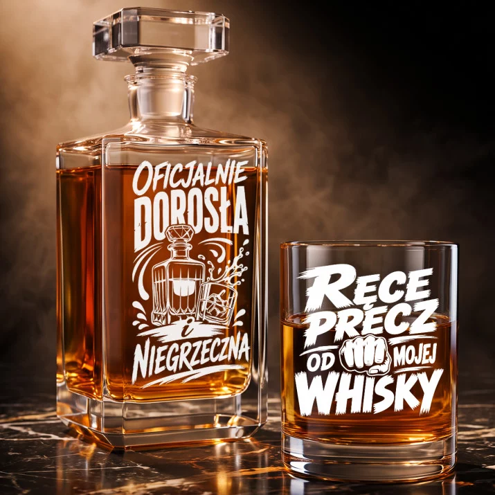 Zestaw Do Whisky Na 18 Prezent Dla Kobiety: Bezczelna Pełnoletność