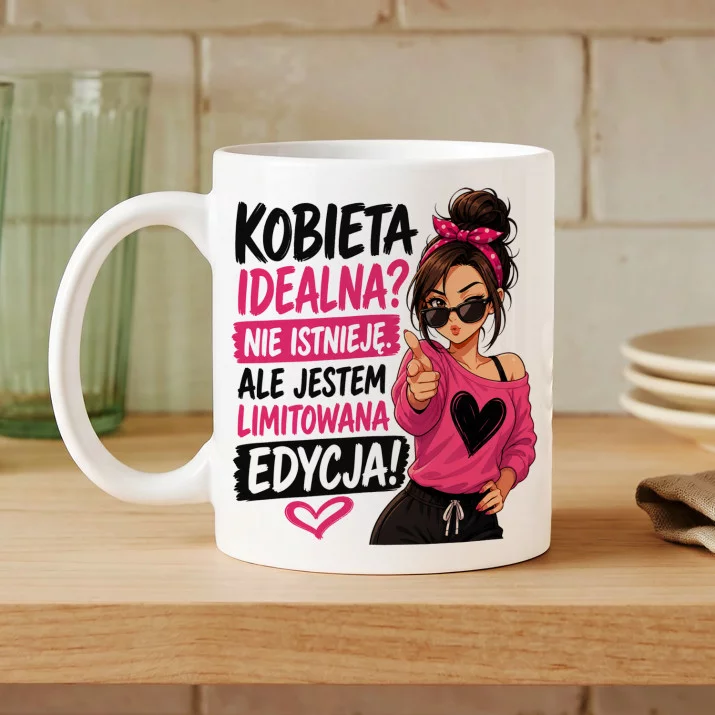 Kubek Z Nadrukiem Na Dzień Kobiet Prezent Dla Kobiety Kobiety: Limitowana Edycja Kubek Z Nadrukiem Na Dzień Kobiet Prezent Dla Kobiety Kobiety: Limitowana Edycja