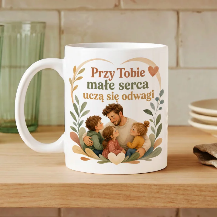 Kubek Z Nadrukiem Na Dzień Nauczyciela W Przedszkolu Prezent Dla Nauczyciela Mężczyzny: Małe Serca Kubek Z Nadrukiem Na Dzień Nauczyciela W Przedszkolu Prezent Dla Nauczyciela Mężczyzny: Małe Serca