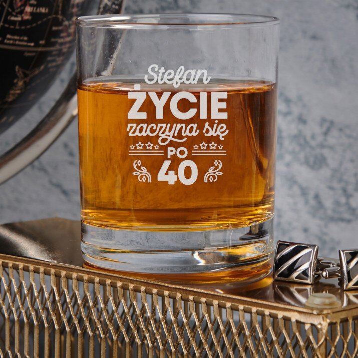 Życie zaczyna się - Szklanka do whisky