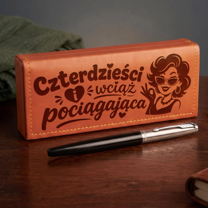 Pióro Wieczne Parker W Etui Na 40 Rocznicę Ślubu Prezent Dla Kobiety: Zabawna Czterdziestka Pióro Wieczne Parker W Etui Na 40 Rocznicę Ślubu Prezent Dla Kobiety: Zabawna Czterdziestka