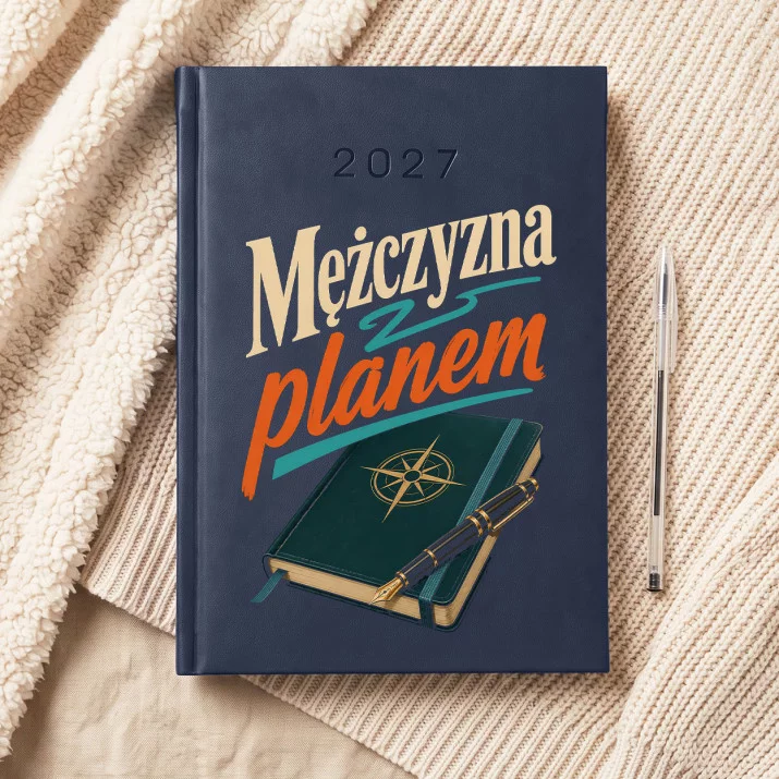 Kalendarz Książkowy A5 2027 Dla Mężczyzny Prezent Dla Mężczyzny: Męska Klasyka Retro