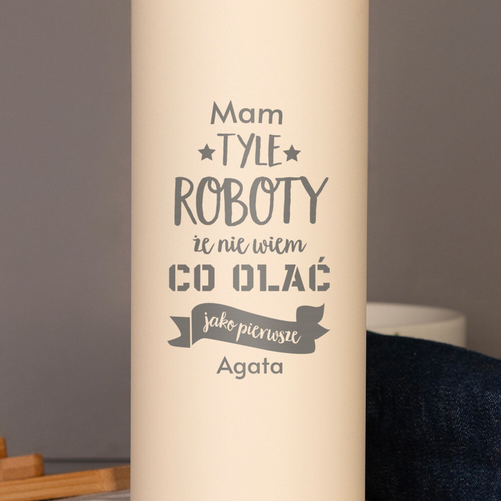 mam tyle roboty - Bidon termiczny 500 ml - MyGiftDna.pl